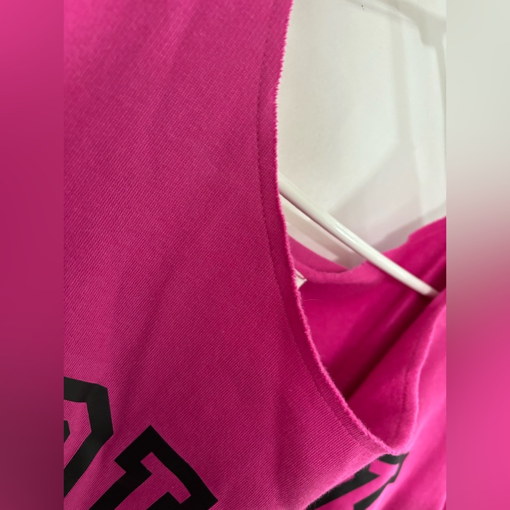 PINK Victoria's Secret Hot Pink Top - Picture 2 of 5